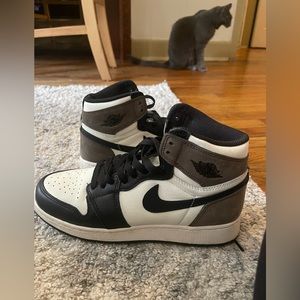 Jordan Sneakers Black White Brown